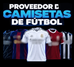 Proveedor camisetas fútbol